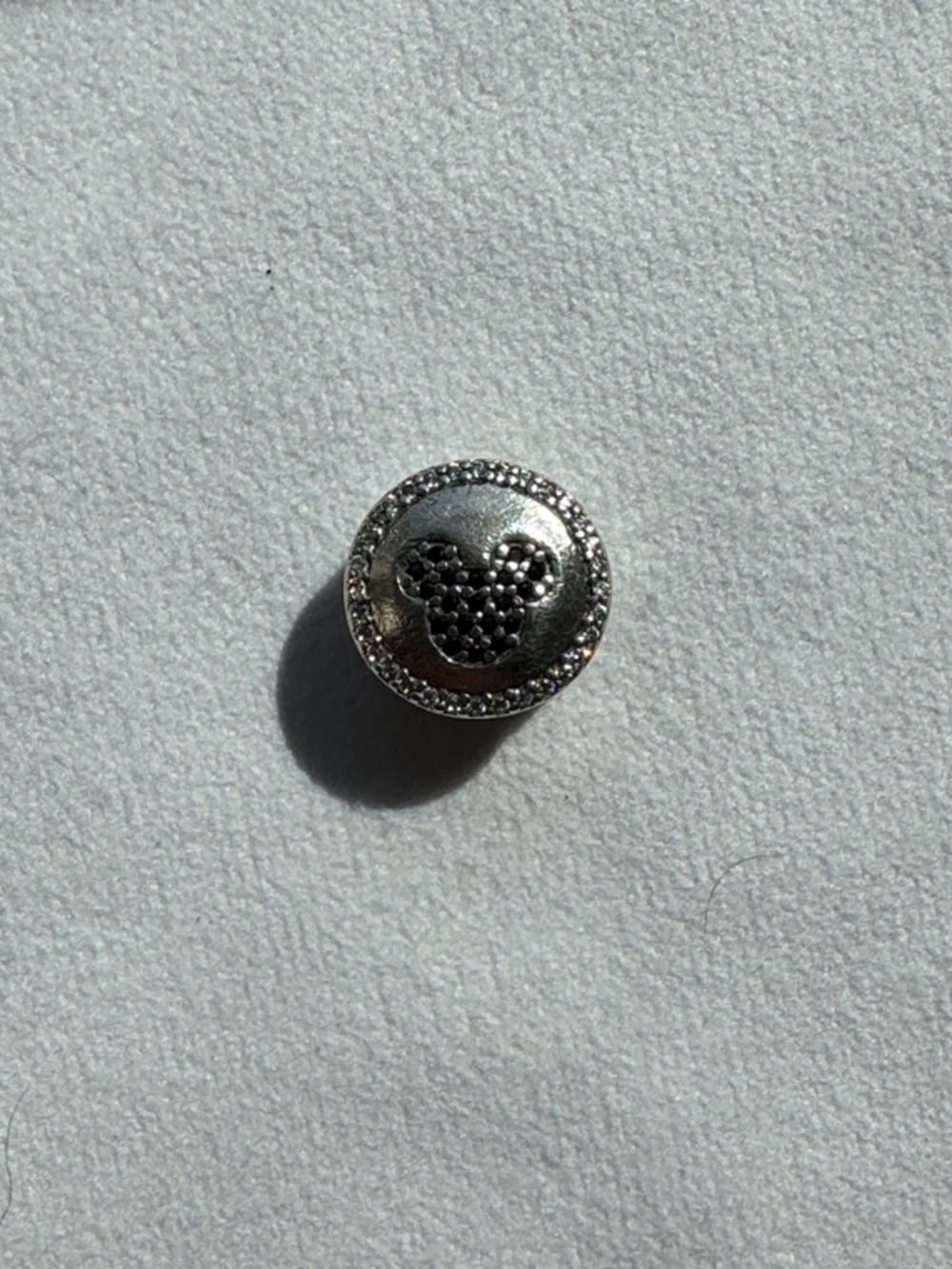 Pandora Disney Mickey & Minnie Double-Sided Pavé Charm (limited edition/retired)